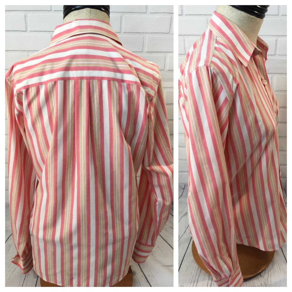 🔥4/$20🔥Pink Non Iron Shirt - Picture 2 of 5
